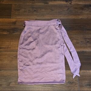 Wildfang Silky Wrap Skirt